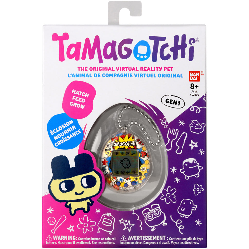 Bandai - The Original Tamagotchi (Gen 1) Mametchi Comic Book Portable Electronic Game (42925) LAST ONE!