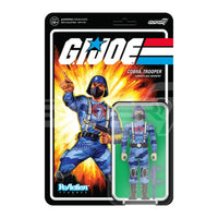 Super7 ReAction - G.I. Joe: Wave 5 - Cobra Trooper, Camouflage Infantry, Laserrifle V1, Pink (82323)