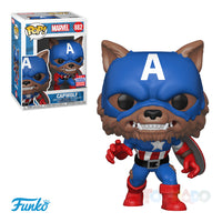 Funko Pop! Marvel #882 - Capwolf (2021 Summer Convention Limited Edition) Vinyl Figure (55506) LOW STOCK