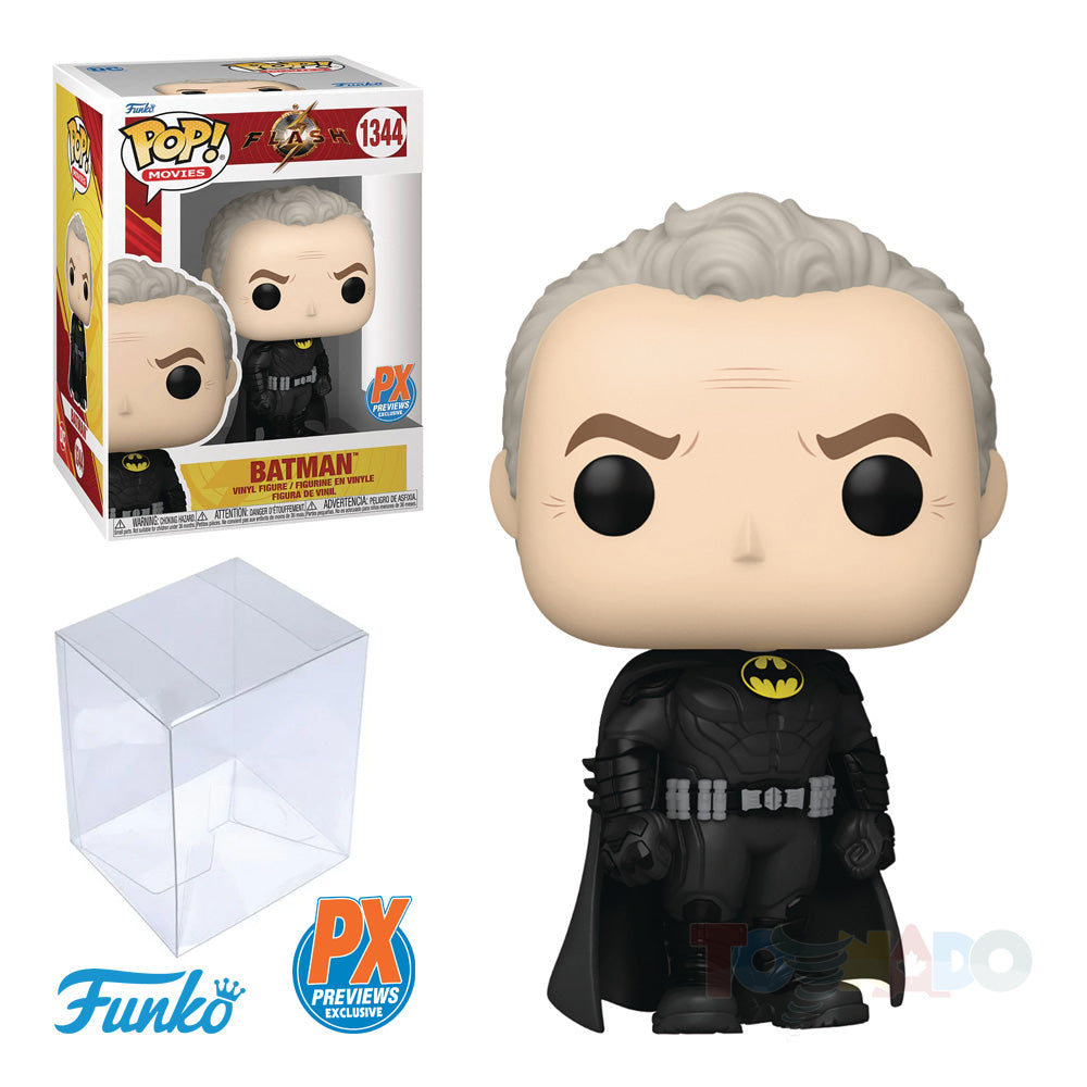 Funko Pop! Movies #1344 The Flash (2023) The Batman (Unmasked) Previews Exclusive Vinyl Figure 66377