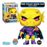 Funko Pop Heroes 459 DC Comics: Etrigan the Demon (FCBD 2023, PX Black Light, CHASE) Figure (66826-C) LOW STOCK