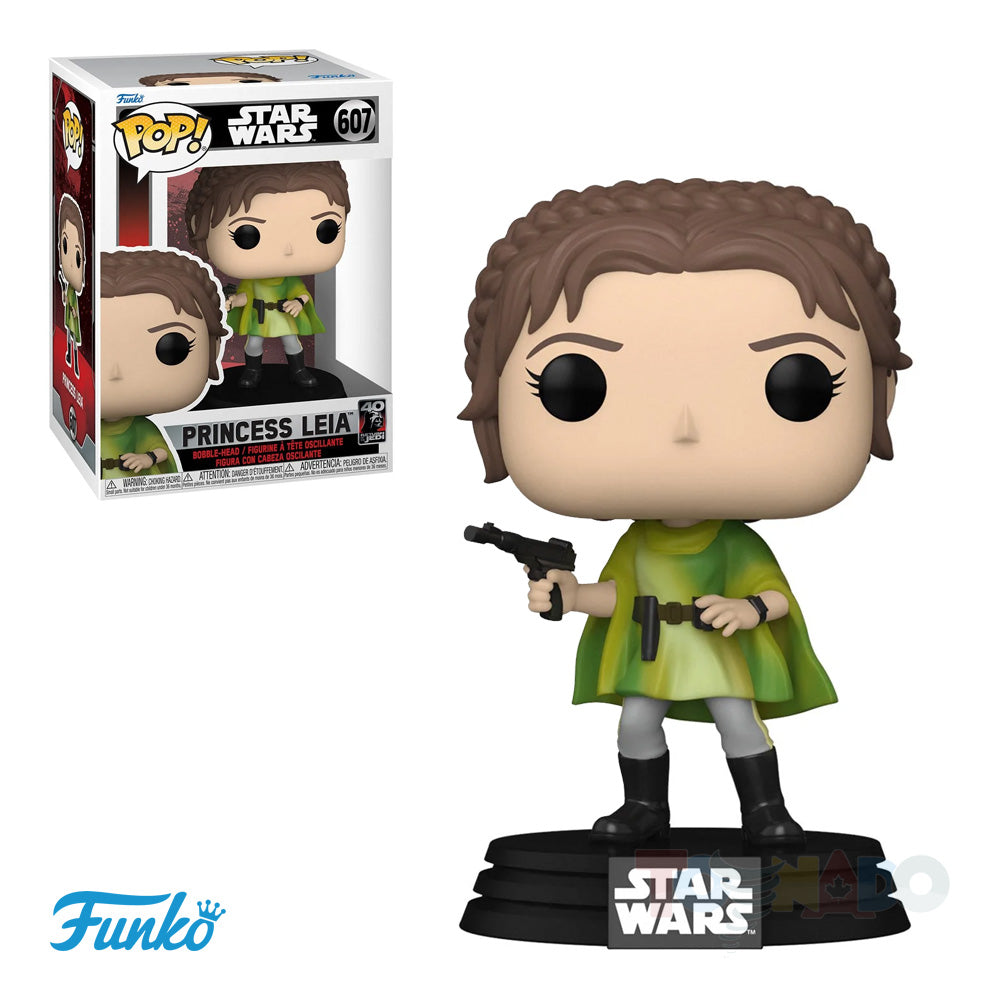 Funko Pop! Star Wars #607 - Return of the Jedi (40th) - Princess Leia (Endor) Vinyl Figure (70745)