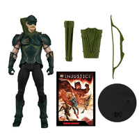 DC Direct (McFarlane Toys) Page Punchers Injustice 2 Green Arrow Action Figure with Injustice Comic Book (15919)