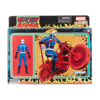 Marvel Legends Retro 375 Collection - Ghost Rider 3 3/4-Inch Action Figures with Motorcycle (F6544)