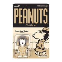 Super7 ReAction Figures - Peanuts - Secret Agent Snoopy Action Figure (81712)