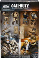Mega Construx - Call of Duty - Desert Snipers vs Mercenaries - 4 Micro Figures w/Environment (GCP06) LOW STOCK