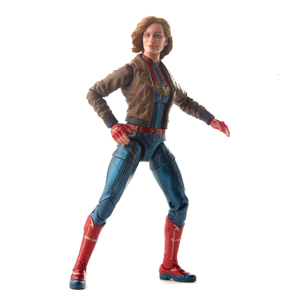 Hasbro - Marvel Legends - Captain Marvel - Kree Sentry BAF - Carol Danvers Figure in Bomber Jacket (E3888)