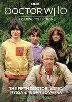 Fifth Doctor Who, Adric, Nyssa, Tegan Jovanka - 4 Figurine Collection Companion Box Set 13 (DWCUK013) LAST ONE!