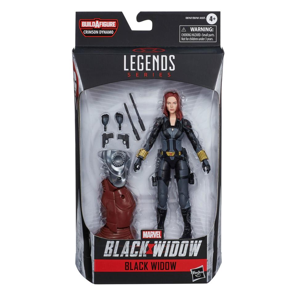 Marvel Legends - Crimson Dynamo BAF - Black Widow - Black Widow Action Figure (E8767)