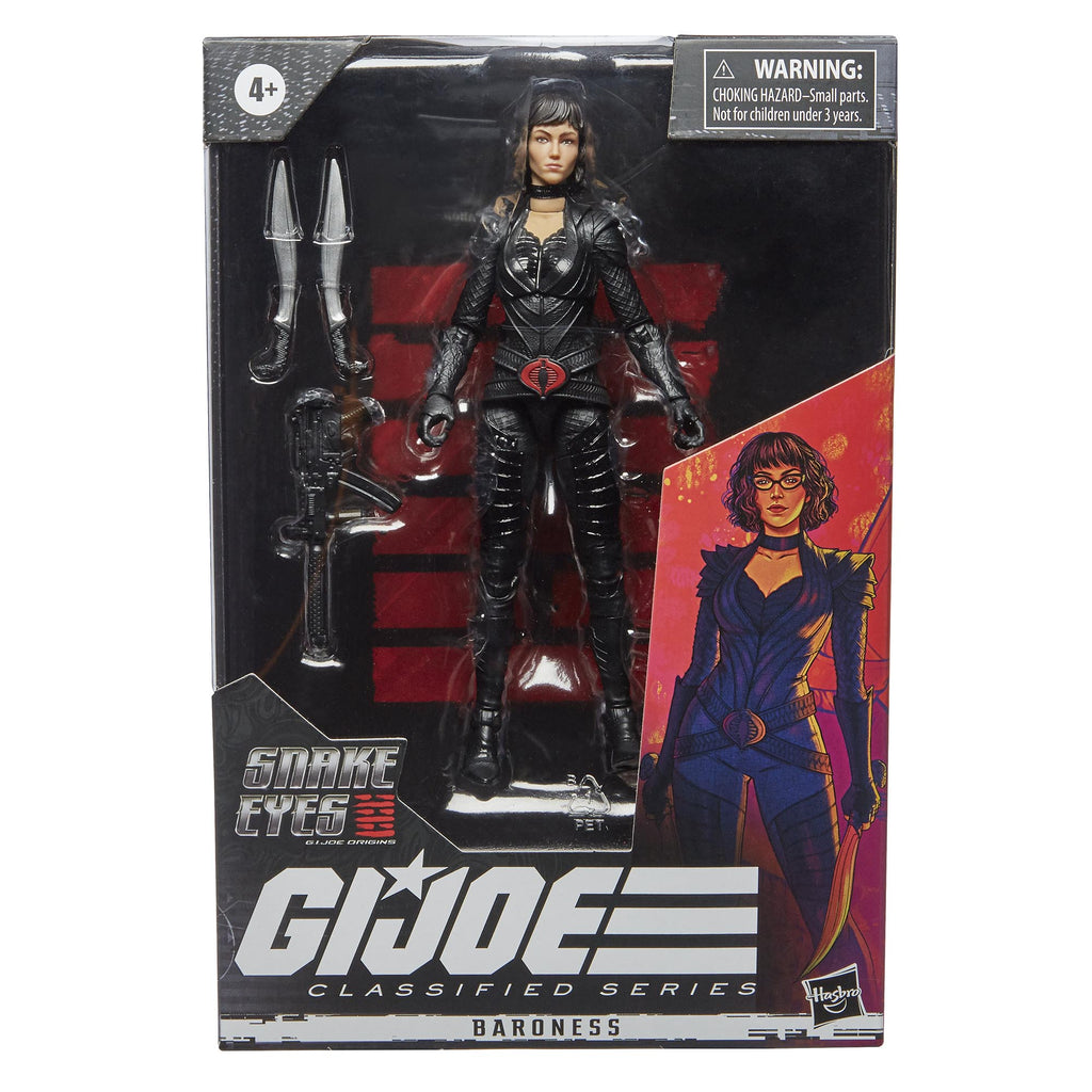 G.I. Joe Classified Series #19 - Snake Eyes: G.I. Joe Origins - Baroness 6-Inch Action Figure (F0110) LOW STOCK