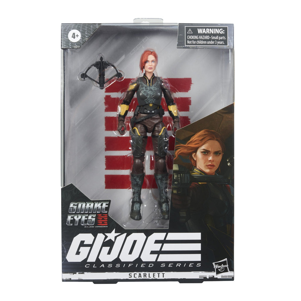 G.I. Joe Classified Series #20 - Snake Eyes: G.I. Joe Origins - Scarlett 6-Inch Action Figure (F0111)