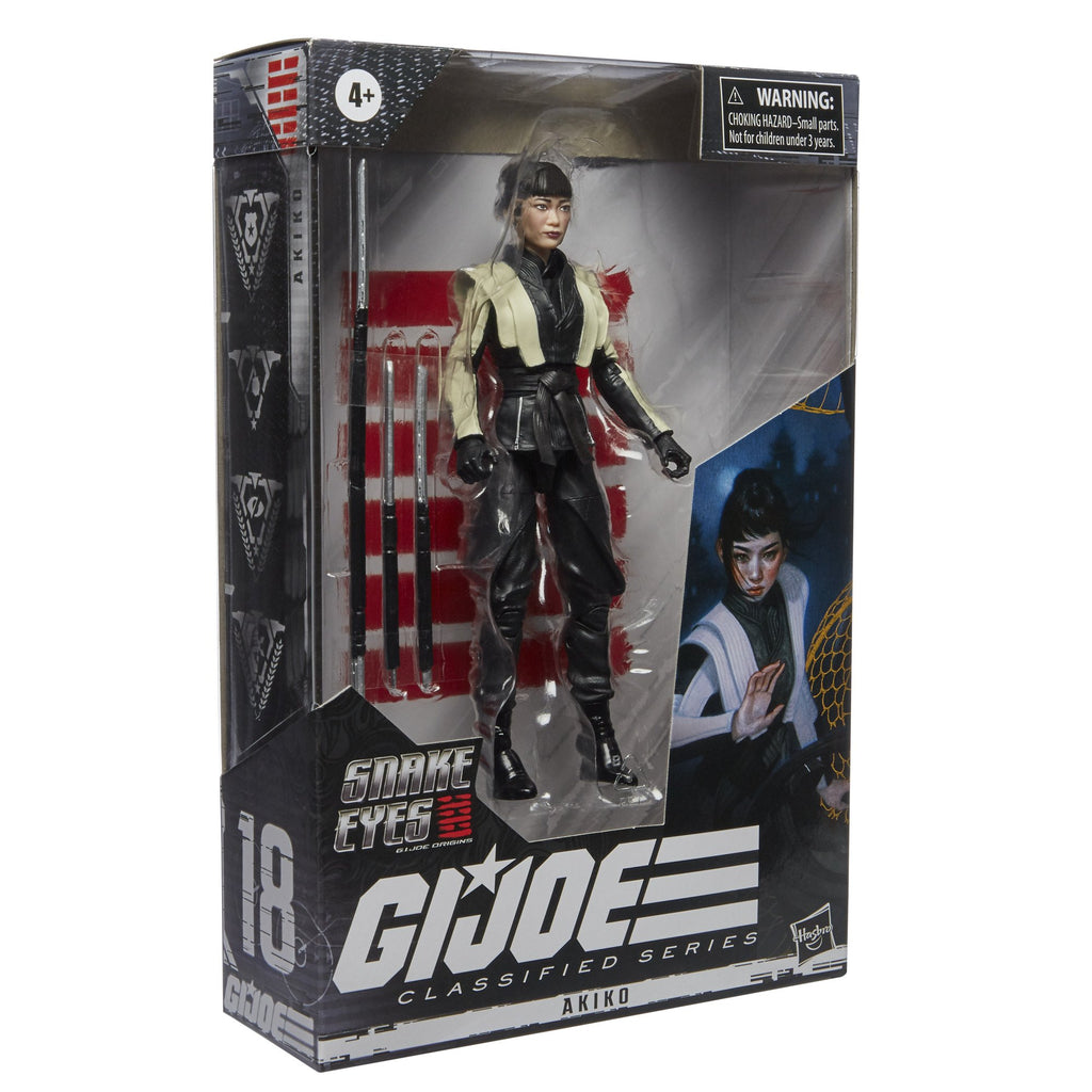 G.I. Joe Classified Series #18 - Snake Eyes: G.I. Joe Origins - Akiko 6-Inch Action Figure (F0112)