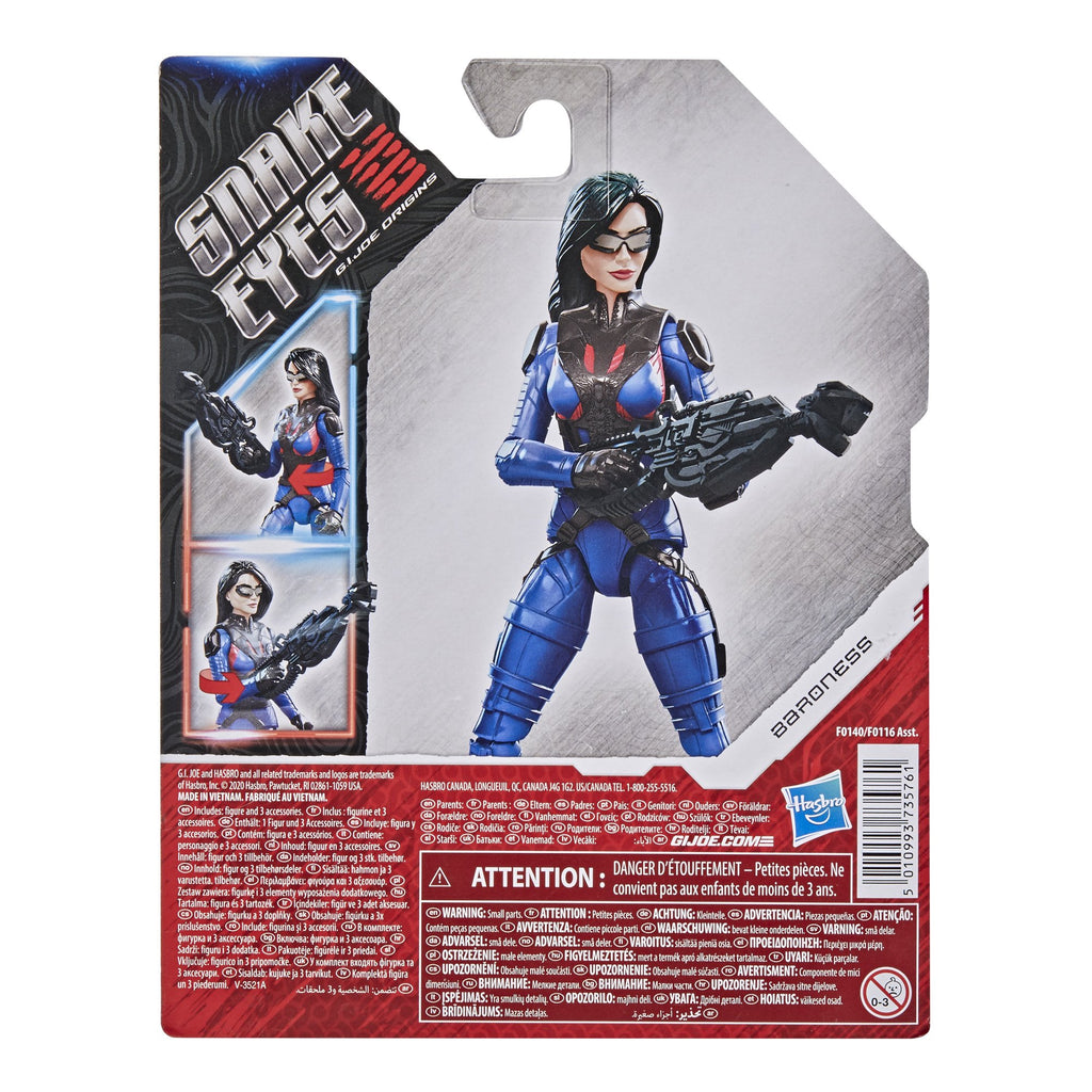 Snake Eyes: G.I. Joe Origins - Baroness Action Figure (F0140) LIMITED QTY IN HAND