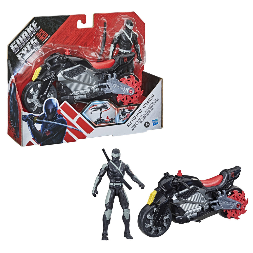 Snake Eyes: G.I. Joe Origins - Snake Eyes (with Stealth Cycle) Action Figure (F0145)