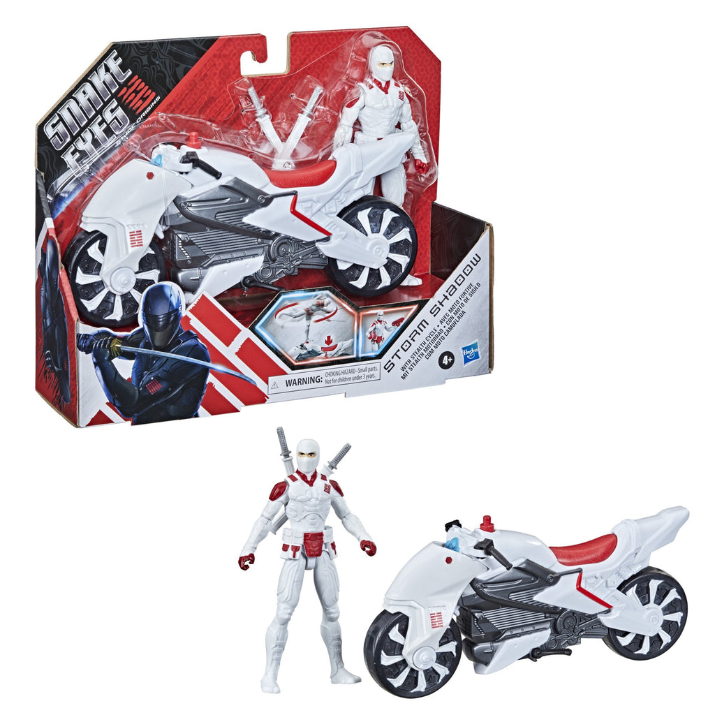 Snake Eyes: G.I. Joe Origins - Storm Shadow (with Stealth Cycle) Action Figure (F0146)