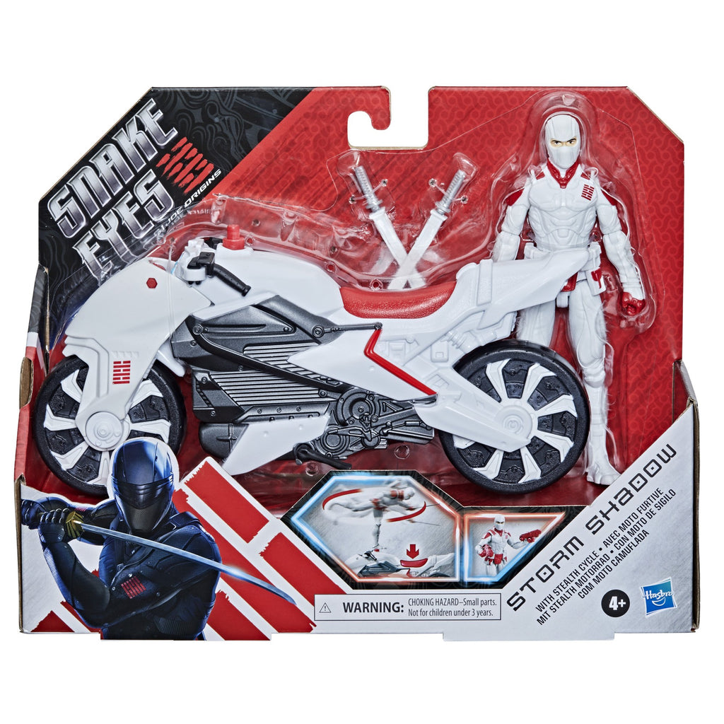 Snake Eyes: G.I. Joe Origins - Storm Shadow (with Stealth Cycle) Action Figure (F0146)