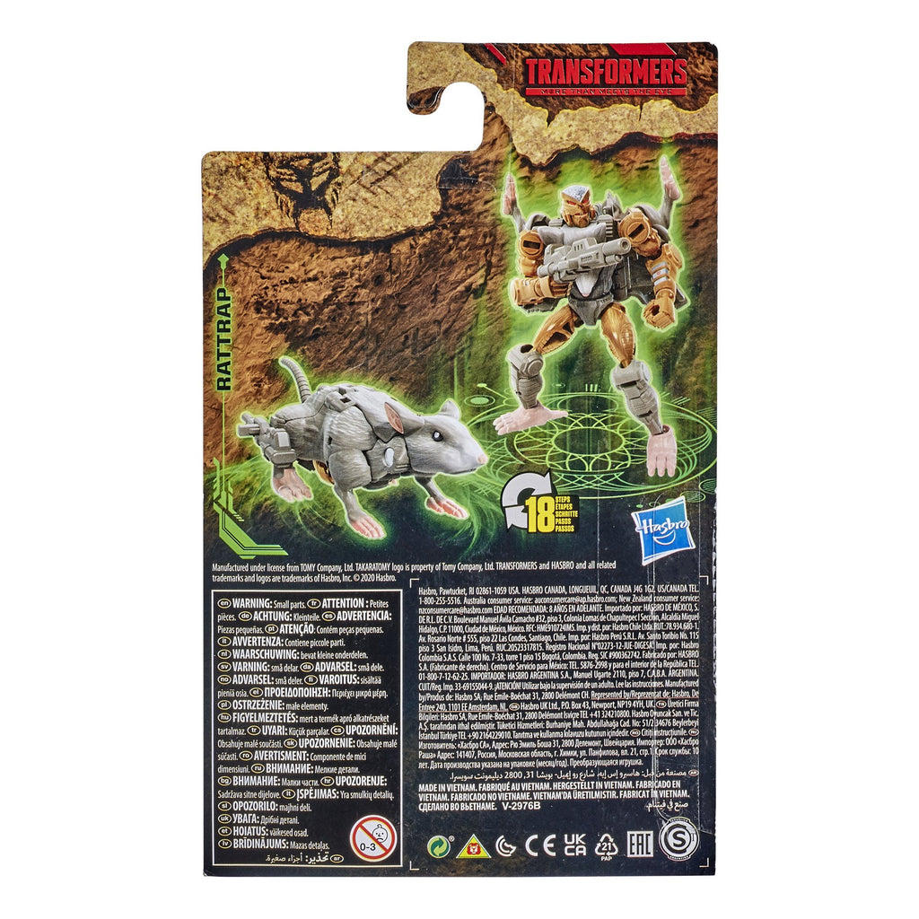 Transformers - War for Cybertron: Kingdom WFC-K2 Core Rattrap Action Figure (F0664) LAST ONE!