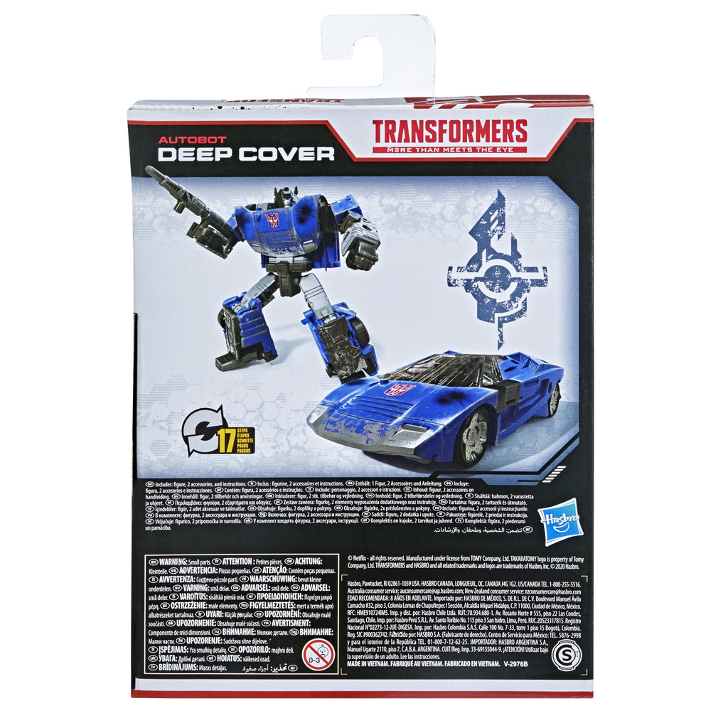 Transformers - War for Cybertron Trilogy Netflix Series - Deep Cover (F0985) Action Figure