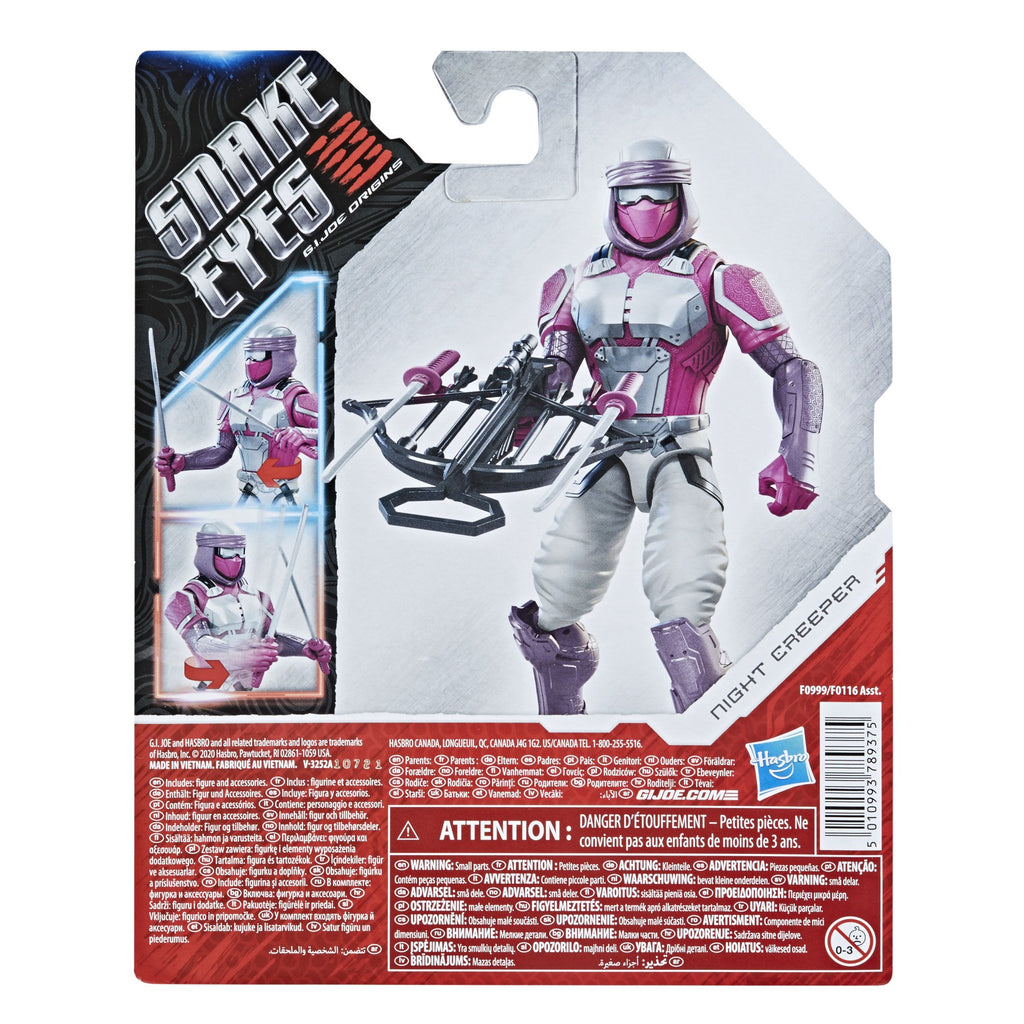 Snake Eyes: G.I. Joe Origins - Night Creeper Action Figure (F0999)