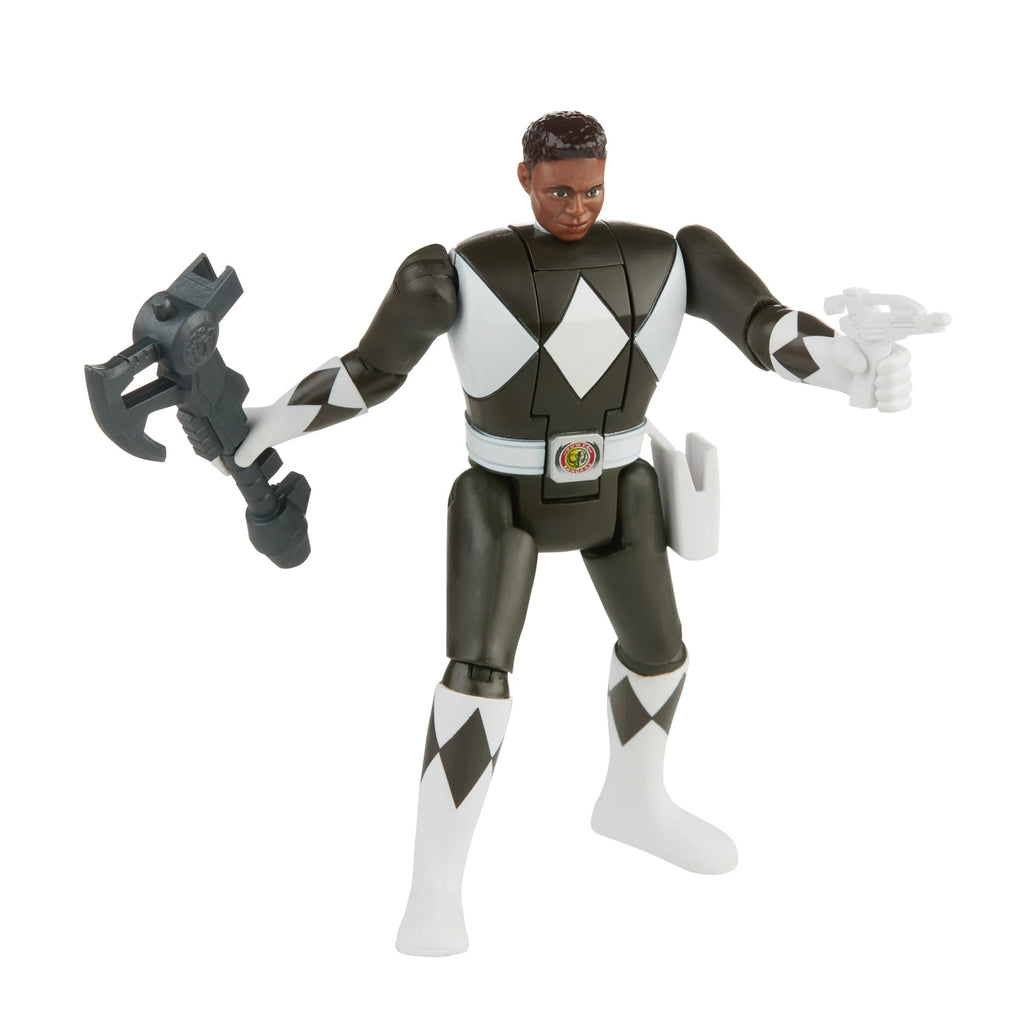 Mighty Morphin Power Rangers - Retro-Morphin Power Rangers - Zack (Black Ranger) Action Figure (F1233)