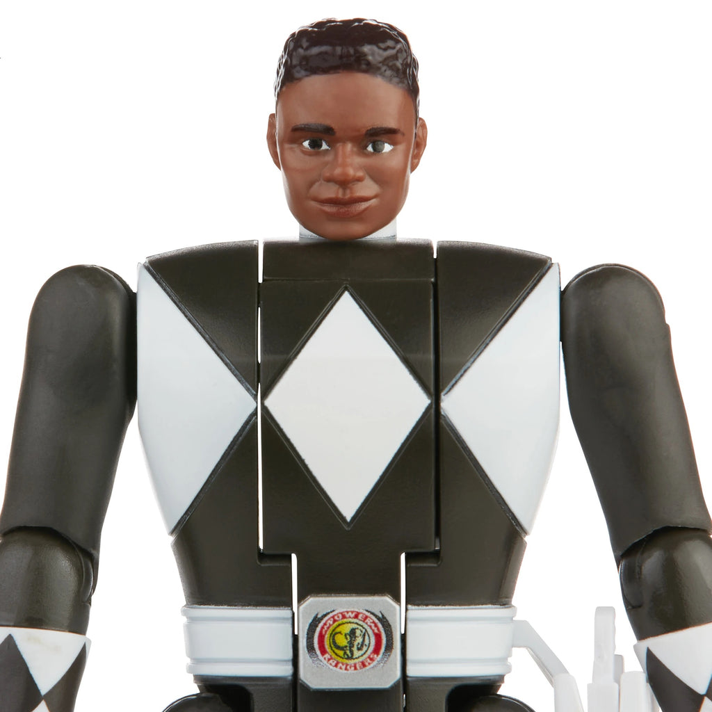 Mighty Morphin Power Rangers - Retro-Morphin Power Rangers - Zack (Black Ranger) Action Figure (F1233)