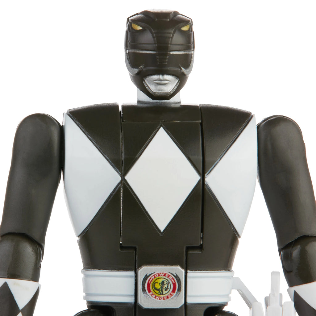 Mighty Morphin Power Rangers - Retro-Morphin Power Rangers - Zack (Black Ranger) Action Figure (F1233)