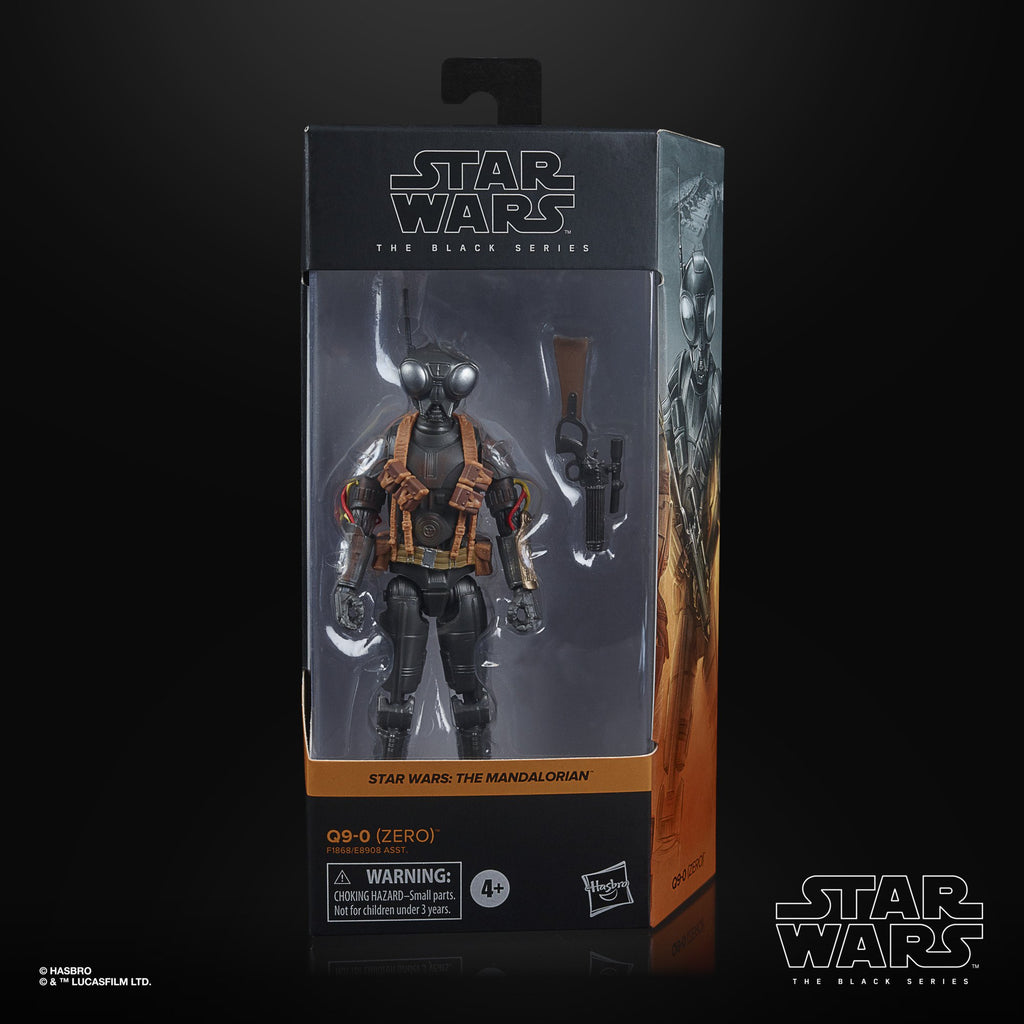 Star Wars: The Black Series - The Mandalorian - Q9-0 (ZERO) Action Figure (F1868) LOW STOCK