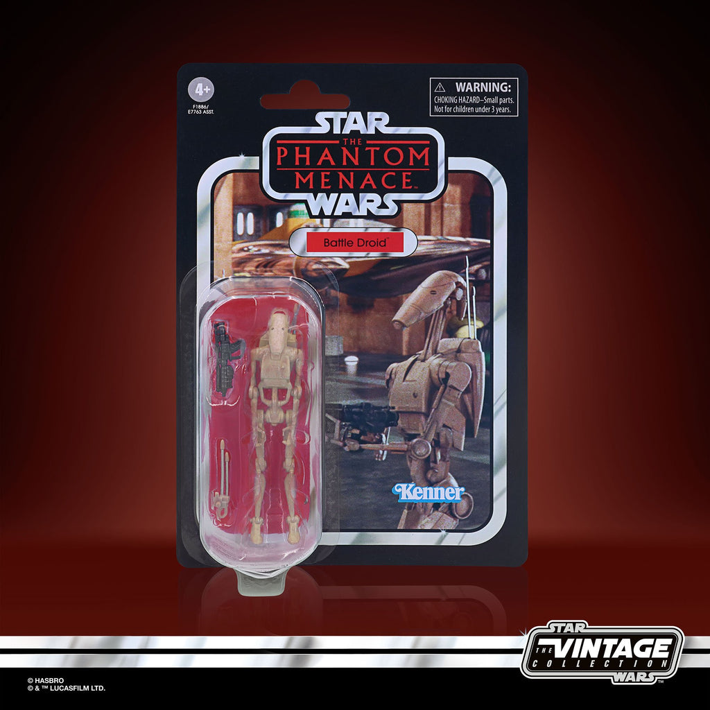 Kenner - Star Wars: The Vintage Collection VC78 Phantom Menace - Battle Droid (F1886) Action Figure