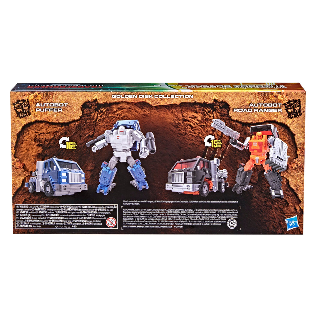 Transformers War for Cybertron Golden Disk Collection Chapter 1 Autobot Road Ranger & Autobot Puffer F2820
