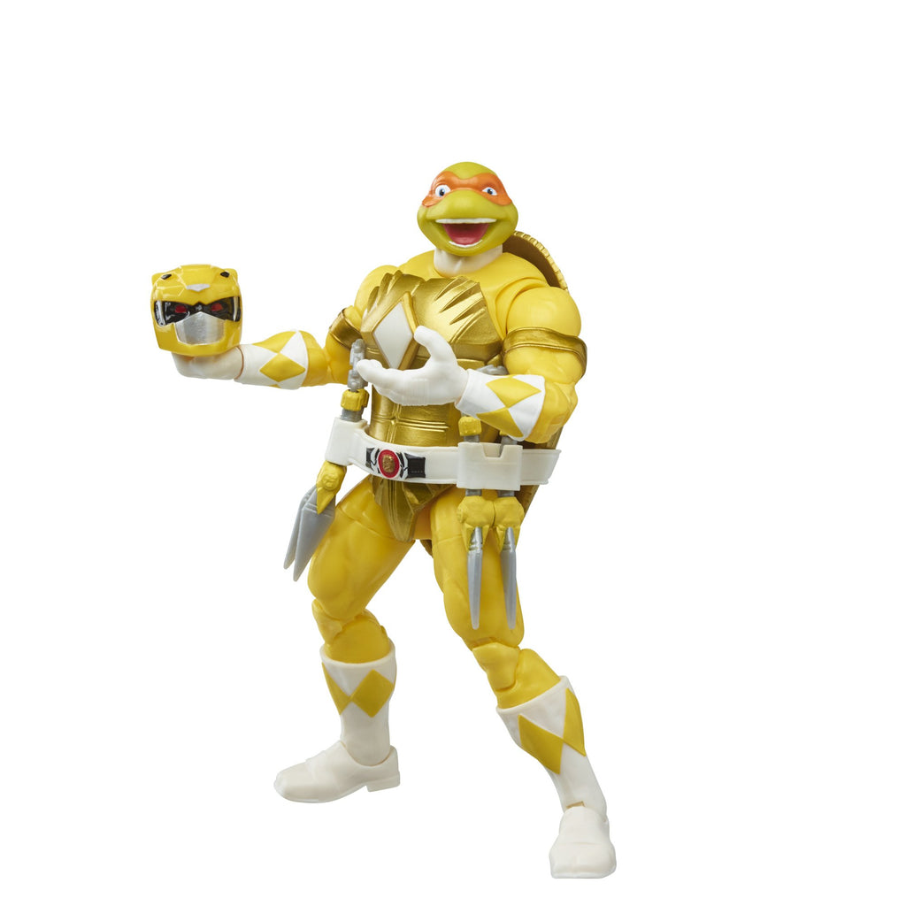 Power Rangers X Teenage Mutant Ninja Turtles Lightning Collection - Morphed Michelangelo and Morphed April O\'Neil (F2967) LAST ONE!