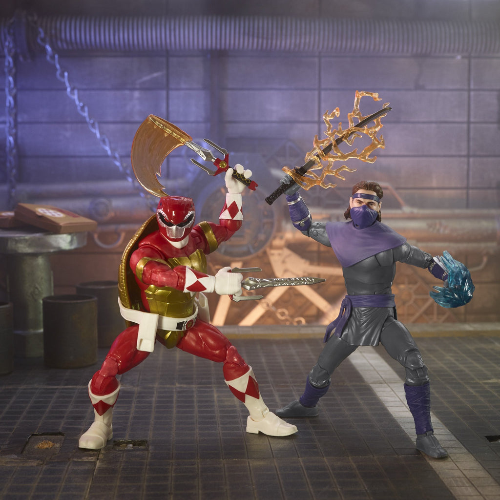 Power Rangers X Teenage Mutant Ninja Turtles: Lightning Collection - Morphed Raphael & Foot Soldier Tommy F2968 LOW STOCK