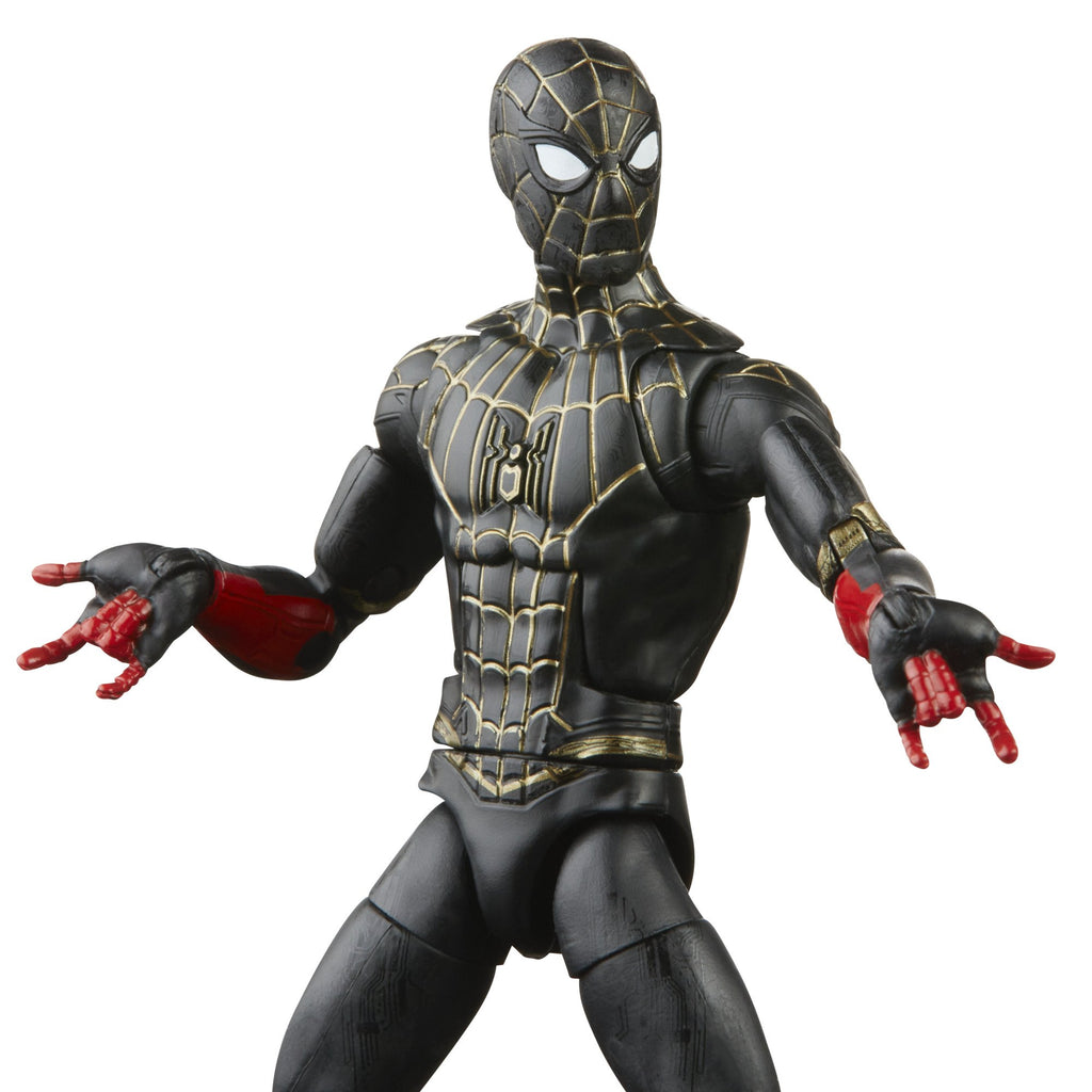 Marvel Legends - Spider-Man (Armadillo BAF) - Black & Gold Suit Spider-Man Action Figure (F3019)