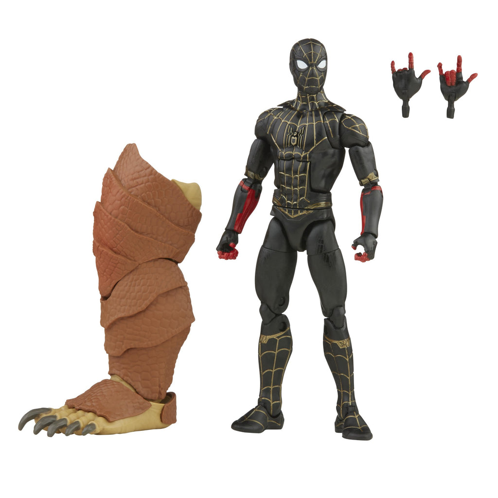 Marvel Legends - Spider-Man (Armadillo BAF) - Black & Gold Suit Spider-Man Action Figure (F3019)
