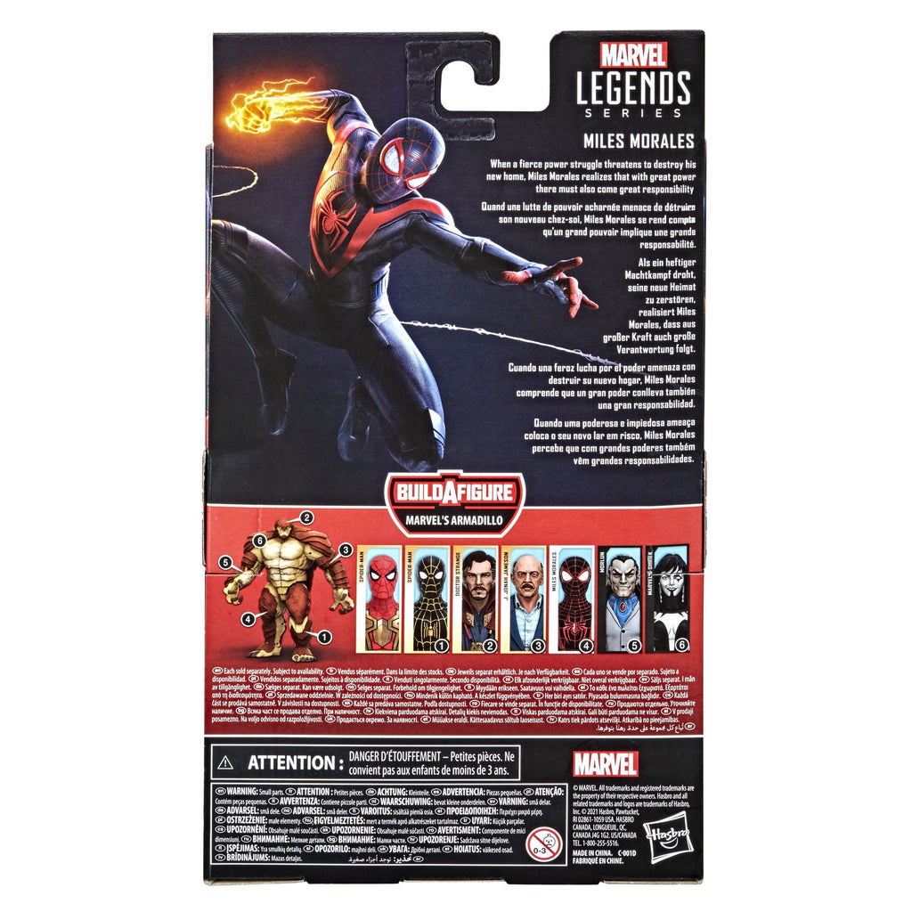 Marvel Legends - Spider-Man (Armadillo BAF) - Gamerverse Miles Morales Action Figure (F3024) LOW STOCK