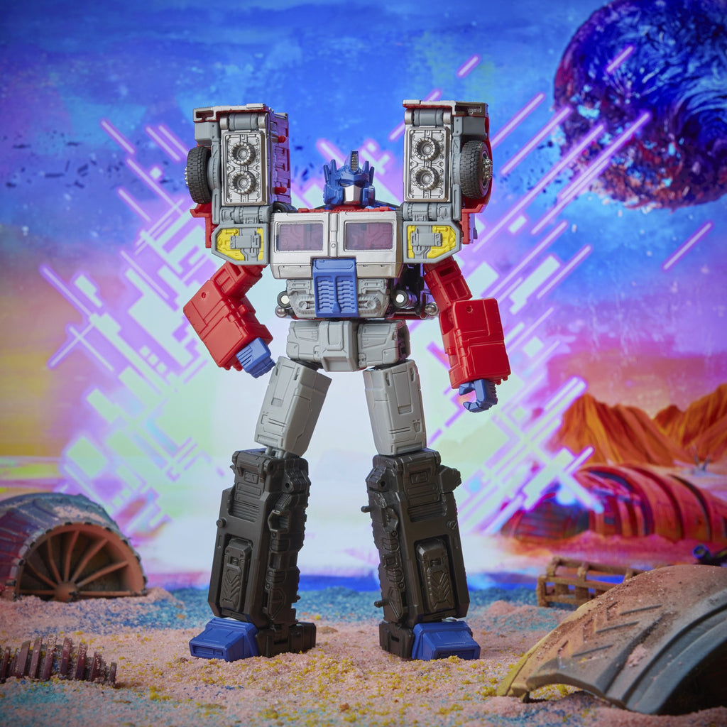 Transformers Generations Legacy - Leader G2 Universe Laser Optimus Prime Action Figure (F3061)