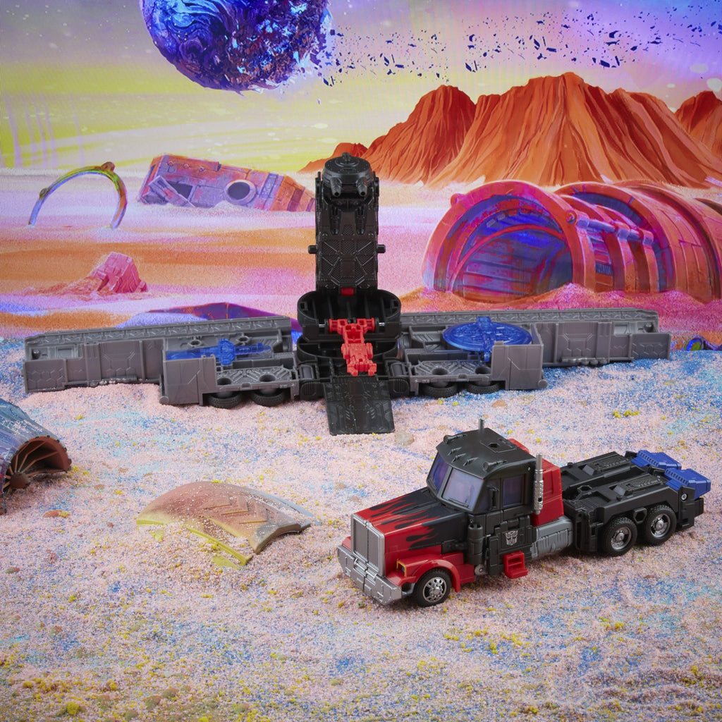 Transformers Generations Legacy - Leader G2 Universe Laser Optimus Prime Action Figure (F3061)