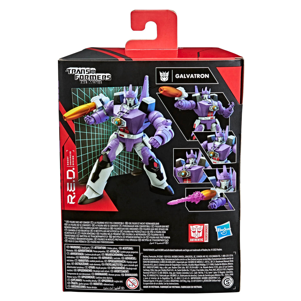 Transformers - R.E.D. [Robot Enhanced Design] - Transformers: The Movie Galvatron Figure (F3408)