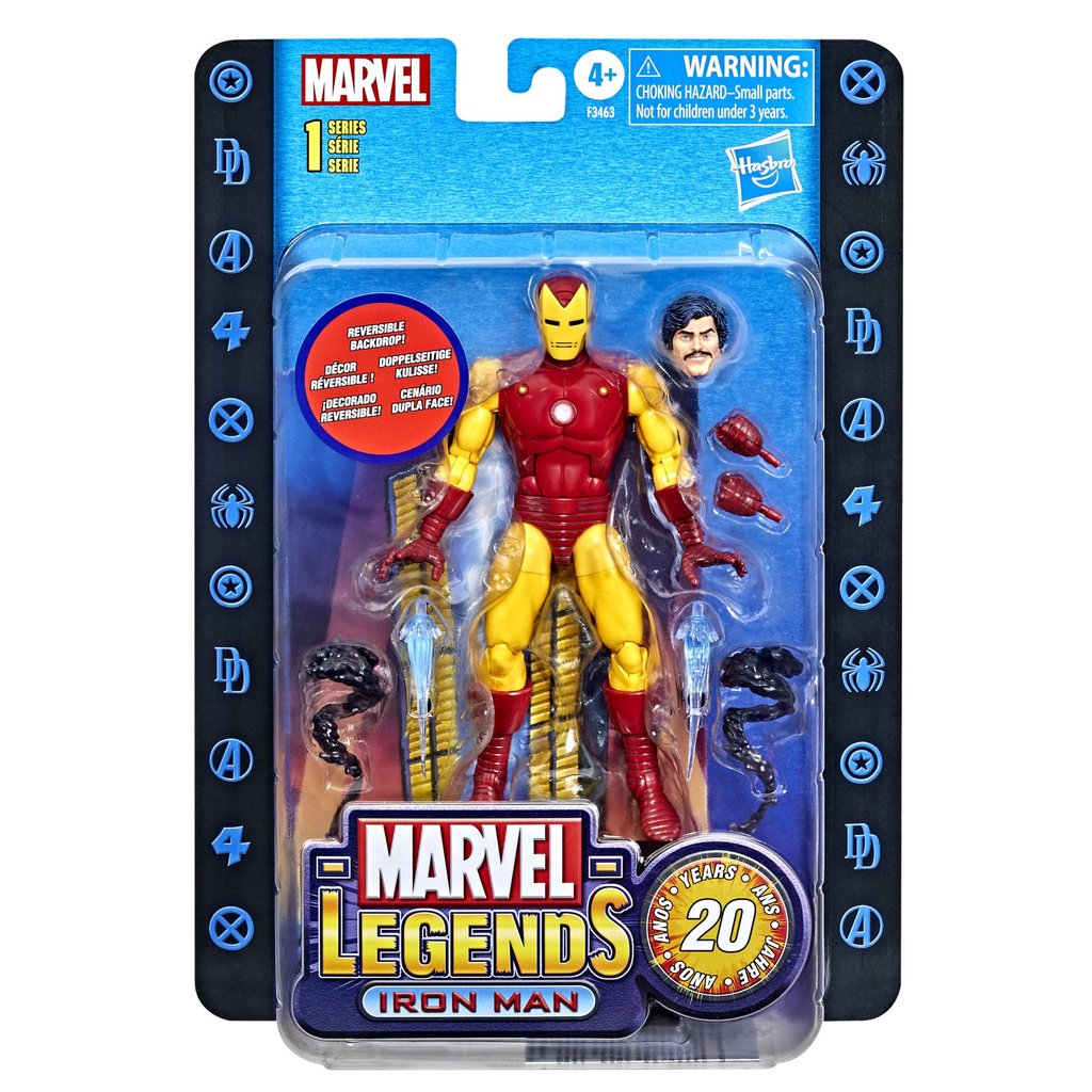 Marvel Legends - Retro Collection 20th Anniversary - Iron Man Action Figure (F3463) LOW STOCK