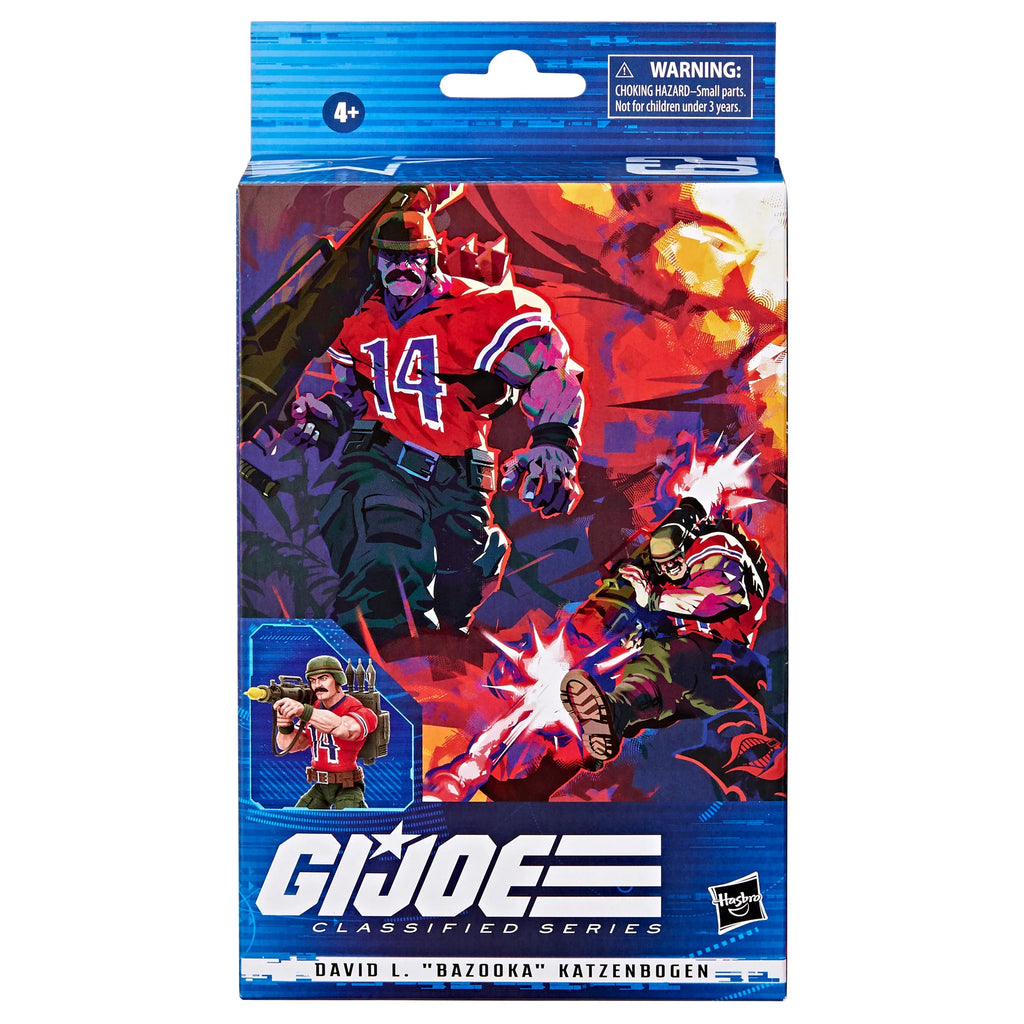 G.I. Joe Classified Series #62 - David L. Bazooka Katzenbogen Action Figure (F4033) LOW STOCK