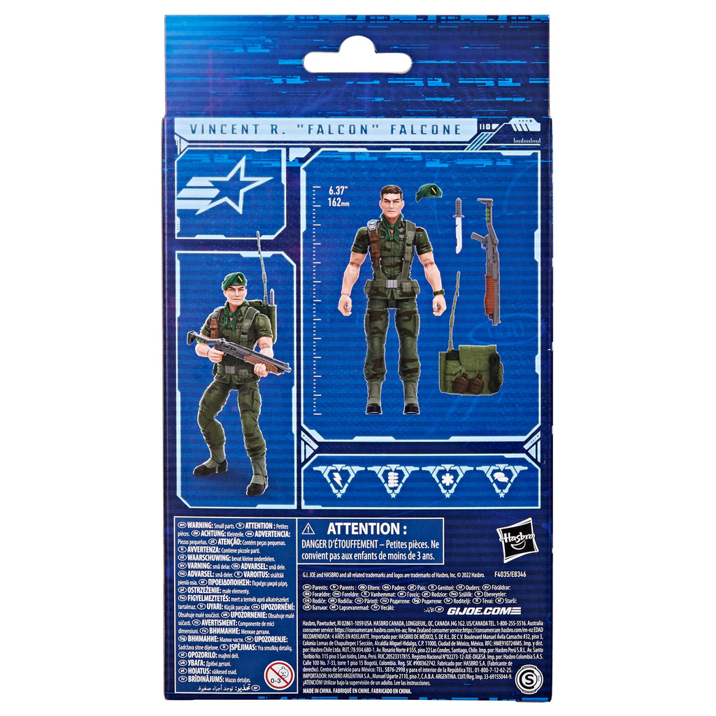G.I. Joe Classified Series #64 - Vincent R. Falcon Falcone Action Figure (F4035) LOW STOCK