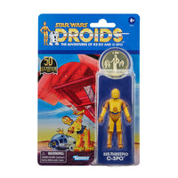 Kenner Star Wars: Droids - The Adventures of R2-D2 & C-3PO (Lucasfilm 50) See-Threepio Figure F5311 LOW STOCK