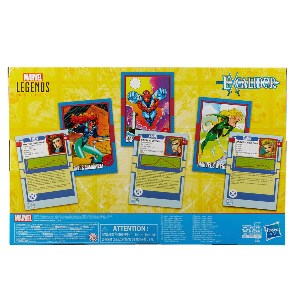 Marvel Legends - X-Men (Excalibur) Multipack: Meggan, Captain Britain, Shadowcat Action Figures F4736 LOW STOCK