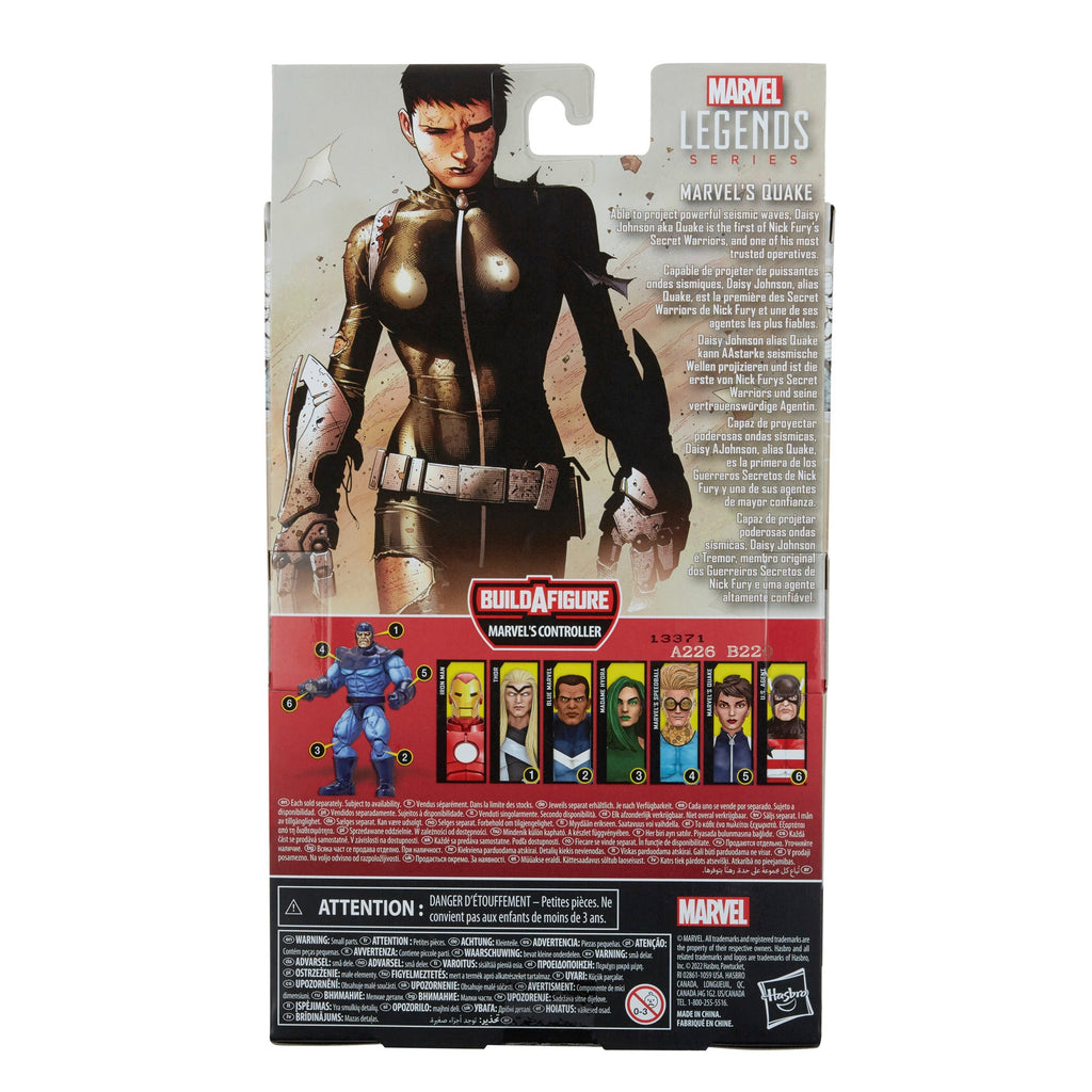 Marvel Legends Avengers Comic Series - Controller BAF - Marvel’s Quake Action Figure (F4795) LOW STOCK