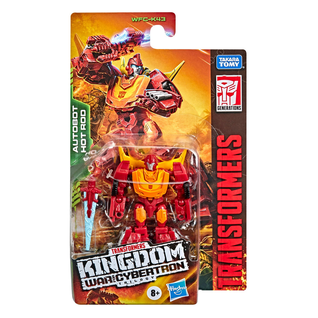 Transformers - War for Cybertron: Kingdom WFC-K43 Core Class Autobot Hot Rod (F5679) Action Figure