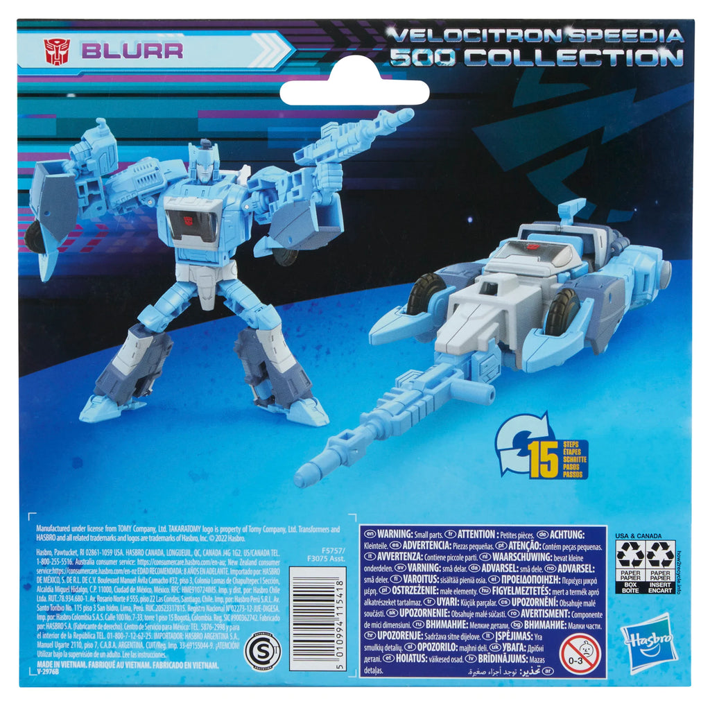 Transformers: Legacy - Velocitron Speedia 500 Collection - Blurr Action Figure (F5757) LOW STOCK