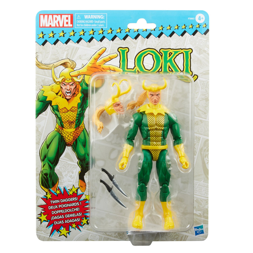Marvel Legends Retro Collection Series 2 - Loki Action Figure (F5883)