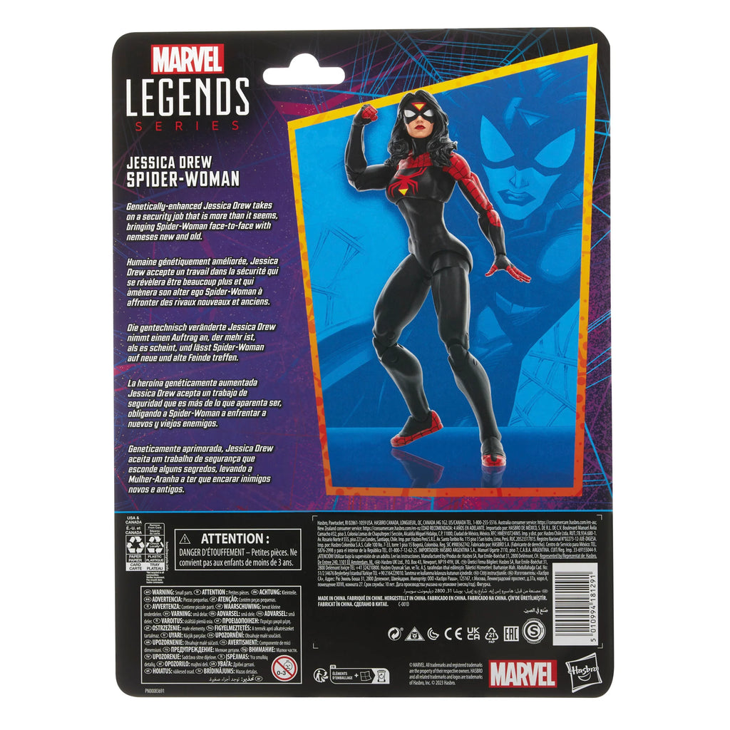 Marvel Legends Retro Collection - Spider-Man - Jessica Drew Spider-Woman Action Figure (F6569)