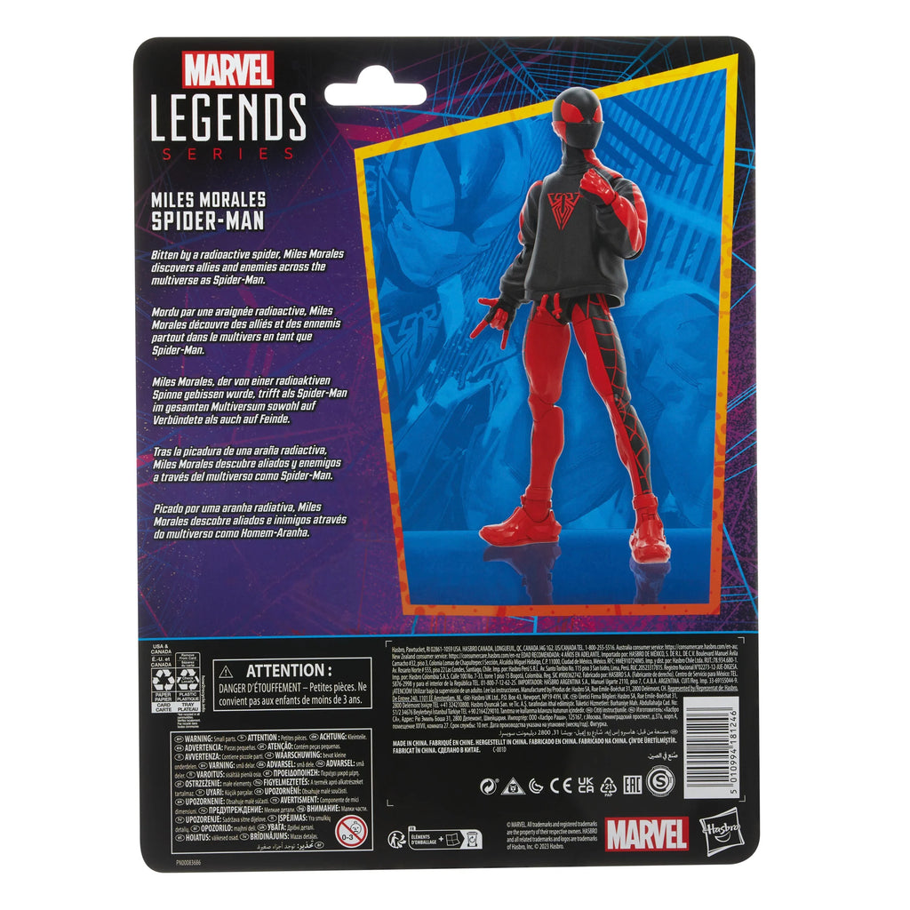 Marvel Legends Retro Collection - Spider-Man - Miles Morales Spider-Man Action Figure (F6571)