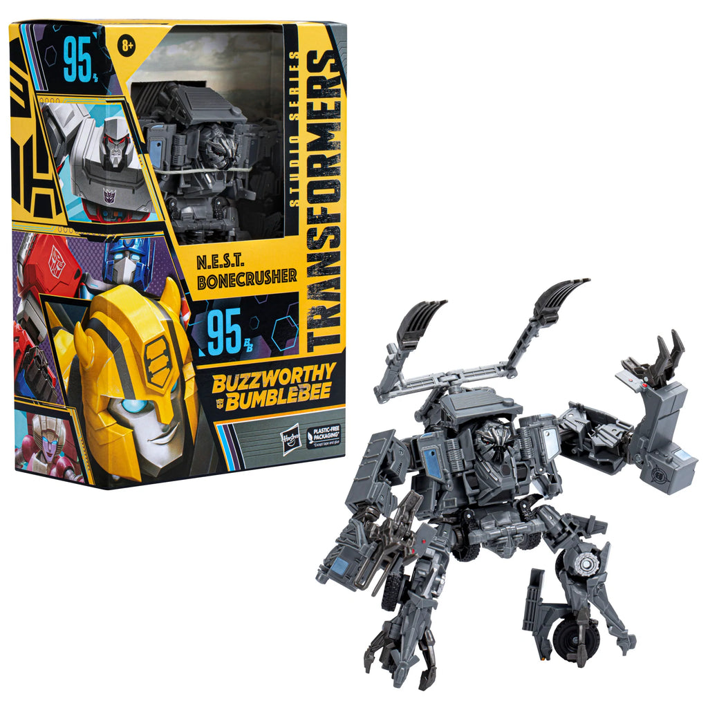 Transformers Studio Series #95-BB Buzzworthy Bumblebee: N.E.S.T. Bonecrusher Exclusive Figure F7116 LAST ONE!