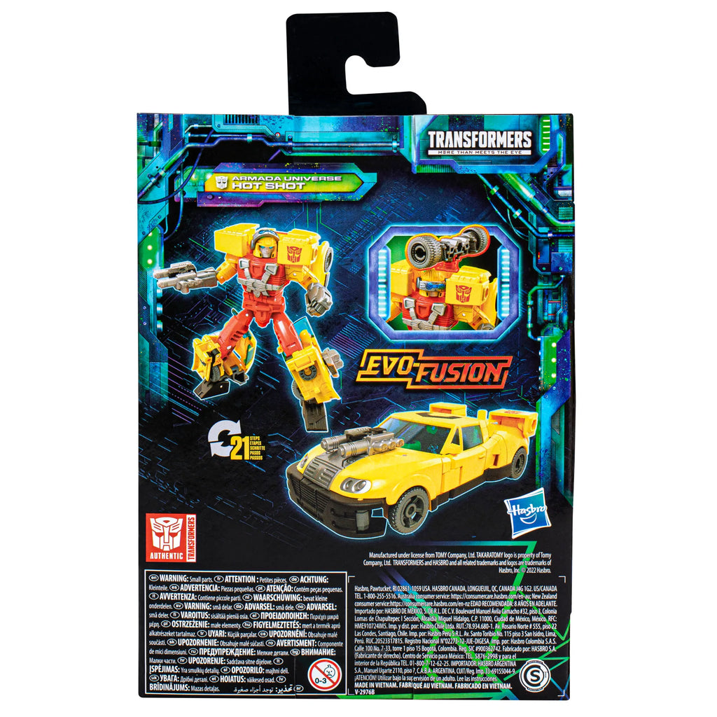 Transformers: Legacy Evolution - Deluxe - Armada Universe Hot Shot Action Figure (F7190) LOW STOCK